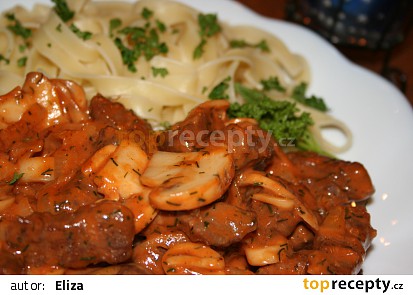 Stroganoff podle dědy šéfkuchaře