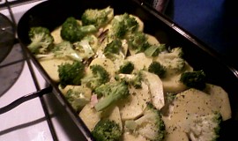 Zapečená brokolice s bešamelem