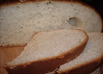 Chléb ošatkový, zadělaný v DP a pečený v troubě