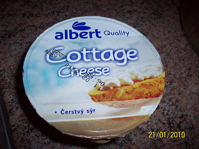 Těstoviny se sýrem Cottage, sýr