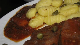 Gnocchi s roštenkami v italské omáčce