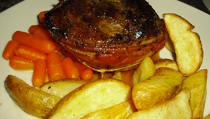 Pštrosí steak ve slaninovém kabátku, Pštrosí steak ve slaninovém kabátku