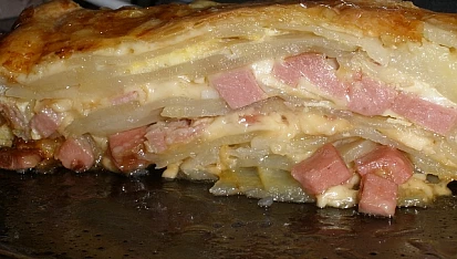 Bramborový koláč francouzský, hotový pokrm