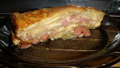Bramborový koláč francouzský, hotovo a dobrou chuť