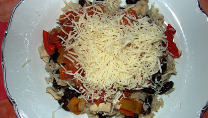 České Gallo Pinto, Gallo Pinto se sýrem