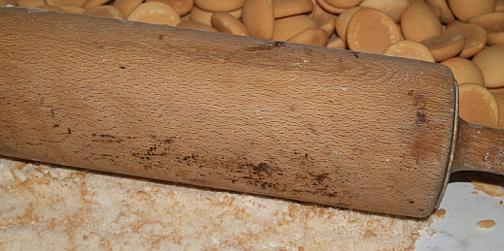 Čokoládové vosí úly (piškoty rozmačkáme)
