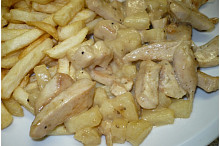 Používám sladkou smetanu a někdy místo kari steakové koření
