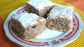 Jablkový koláč s ořechovým těstem