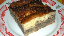 Jitrnice zapečené s chlebem