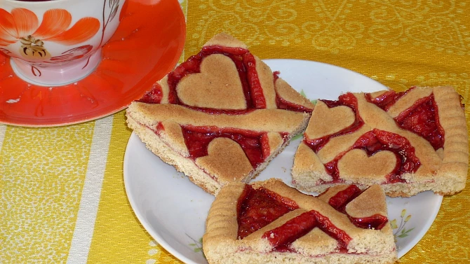 Mřížkový koláč na celý plech, Mřížkový koláč na plech