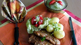 Rychlé kuřecí řízky s kořením gyros