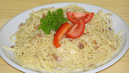 Špagety s brynzou