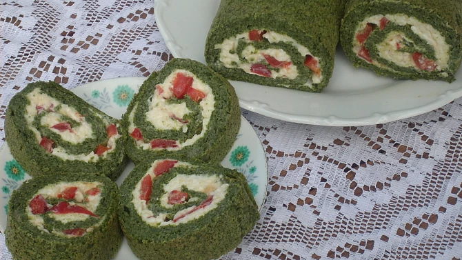 Špenátové roládky, Špenátové roládky
