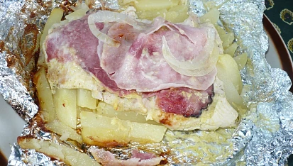 Kuřecí maso v balíčku - na gril