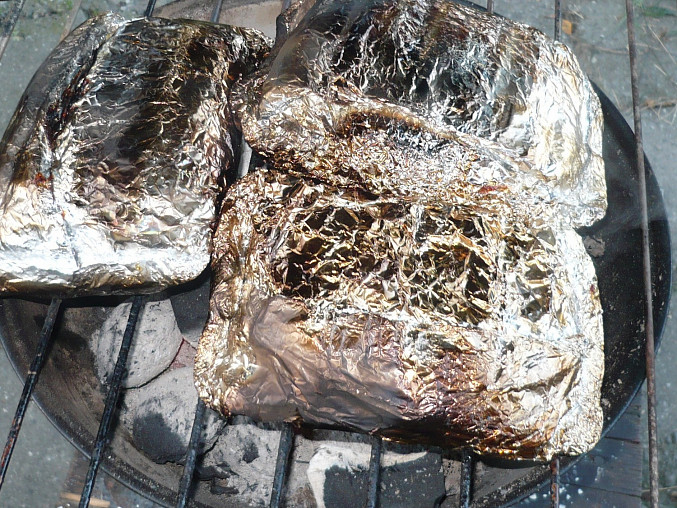 Kuřecí maso v balíčku - na gril