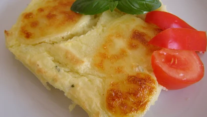 Zapečená kaše s mozzarellou