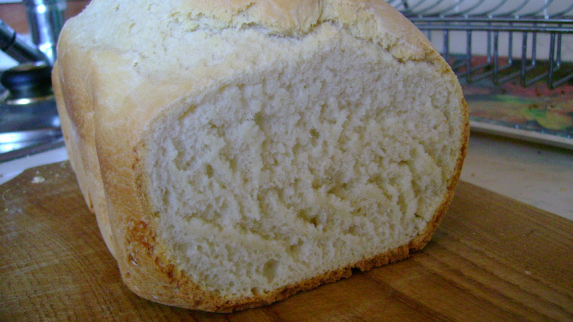 Bílý toastový chleba
