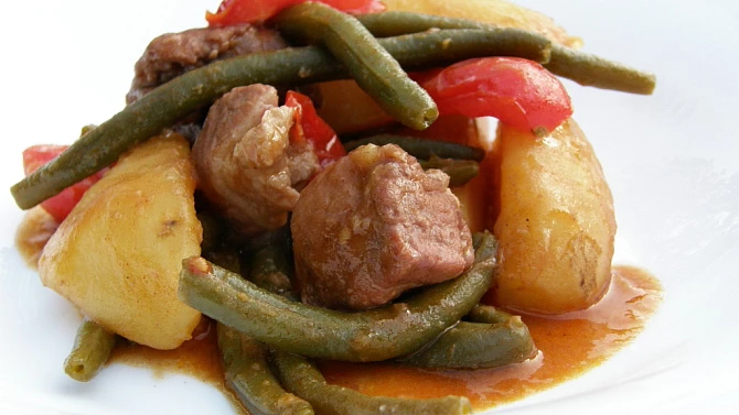 Vepřové s fazolkami