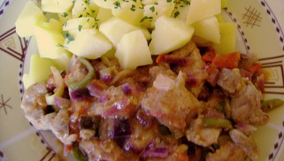 Ohnivé maso s křenem