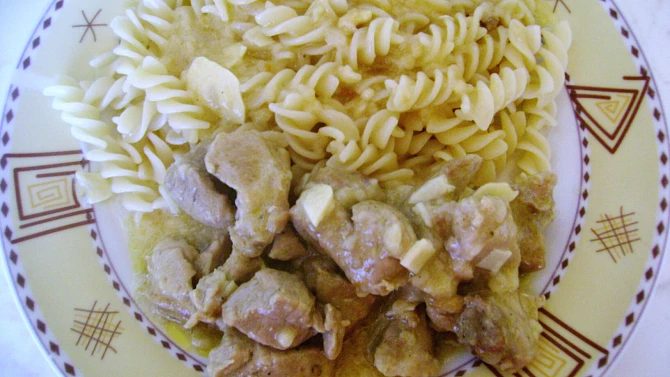 Vepřové maso na česneku