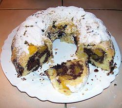 Broskvová bábovka