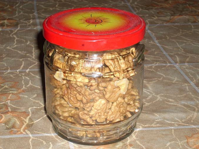 Zavařování ořechů v mikrovnce, Ořechy zavařené v mikrovnce