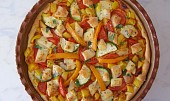 Čtyřbarevná pizza (pouze se zeleninou a sýrem pizzanella)