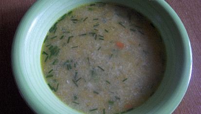 Polévka s krupicí a vejcem, POLÉVKA S KRUPICÍ A VEJCEM