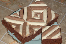 Pařížské kostky černobílé