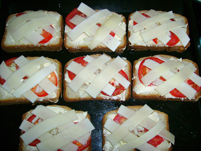 Toasty s rajčaty