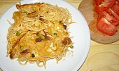 Zapékané špagety s vepřovým masem