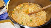 Zapékané špagety s vepřovým masem