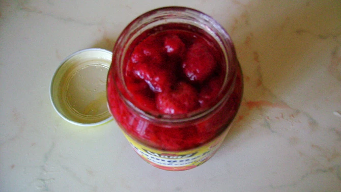 Jahodový kompot