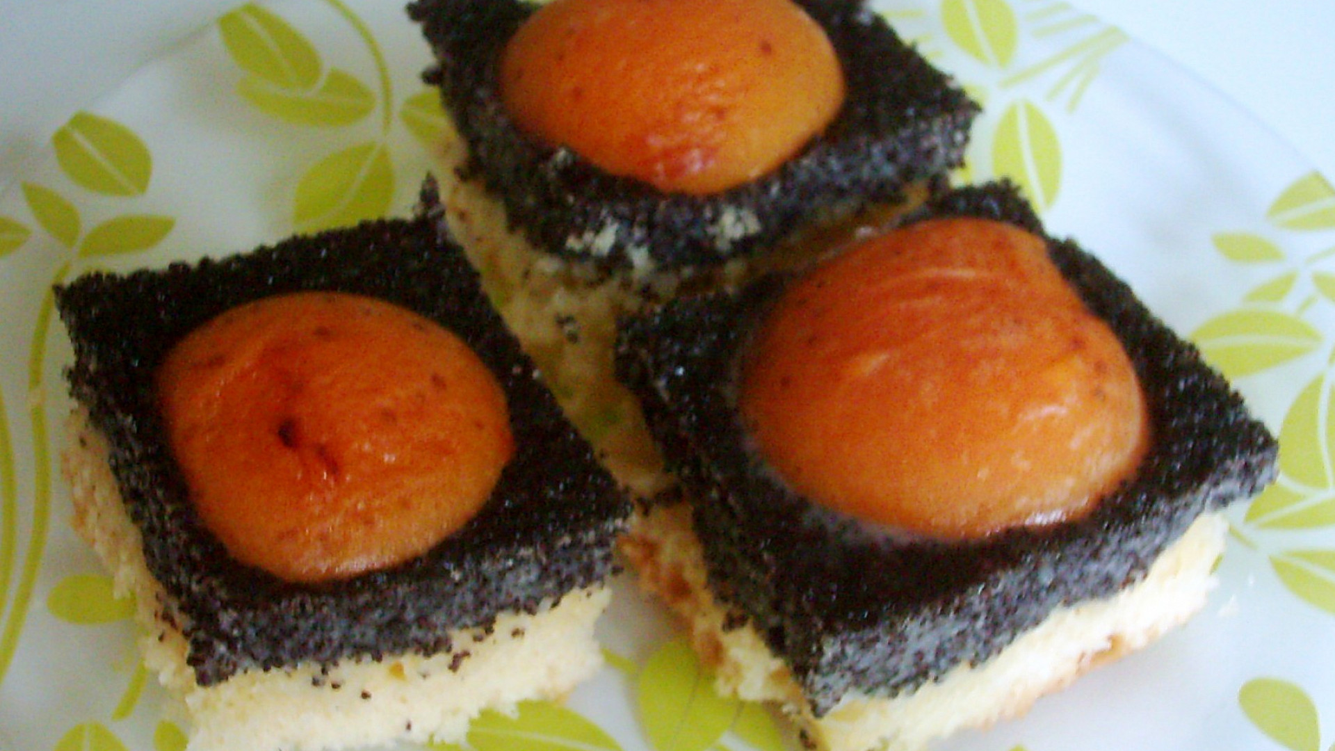 Makový koláč s meruňkami