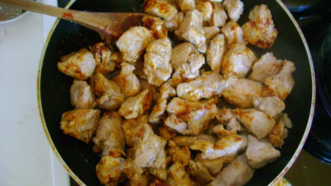 Vepřové s česnekem