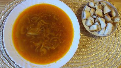 Cibulová polévka s česnekem, Cibulová polévka s česnekem