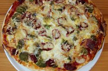 Pizza s brokolicí