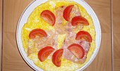 Vaječná omeleta se salámem