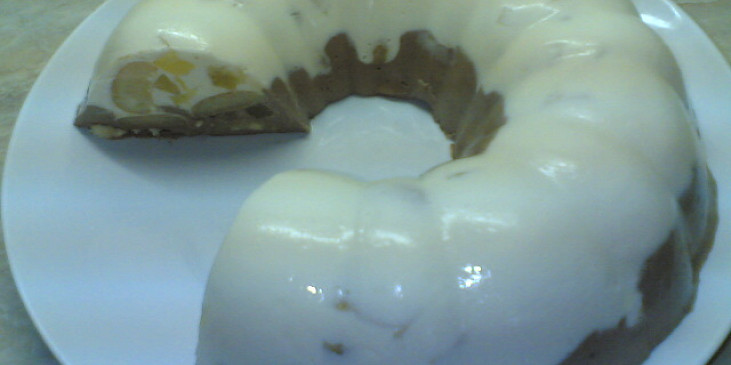 Nepečený tvarohový Amaroun (S trochou kakaa a ananasem v jiné formě.)