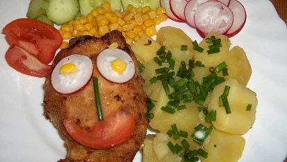 Vepřová plec plněná šunkou a sýrem