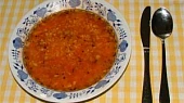 Rajská polévka s rýží
