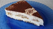 "Tiramisu" - dia, Tiramisu na řezu.