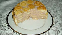 Piškotový dort