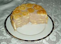 Piškotový dort