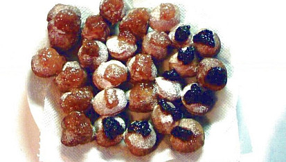 Smažené tvarohové koblížky