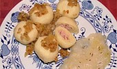 Plněné bramborové knedlíky moravským uzeným