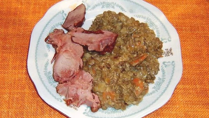 Čočka na smetaně