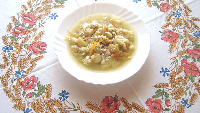 Květáková polévka podle Jitky