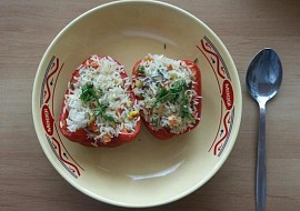Papriky plněné rýží