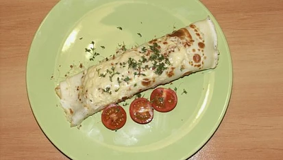 Plněné palačinky se sýrem